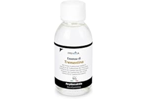 Pryma Essenza di Trementina Rettificata Incolore Per Pittura Ad Olio e Pulizia Tavolozze 125 Ml
