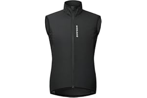 WOSAWE Gilet da ciclismo da uomo Leggero e traspirante all'aperto Corsa senza maniche Giacche per il tempo libero Abbigliamento sportivo