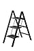 Produktbild Hasegawa Ladders SJ2.0-3BK Slim Trittleiter, Schwarz