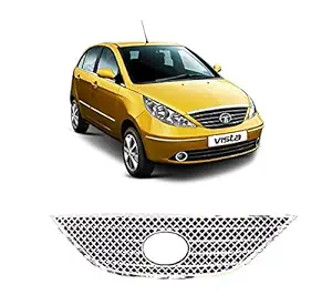 RS ENTERPRISES Tata Indica Vista Car Front Grill Chrome Plated