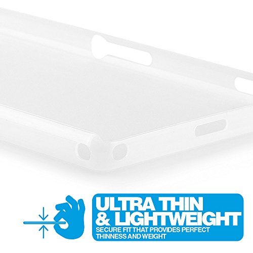 Funda ultrafina de MC24   para el Sony Xperia Z2 en blanco  funda protectora fina y transparente de polipropileno