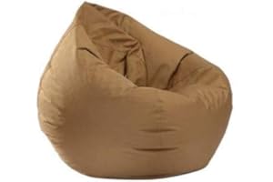 BriskyM Pouf per Bambini e Adulti, Imbottita, Impermeabile, per Interni ed Esterni Sedia da Gioco e Sedia da Giardino, Senza Imbottitura