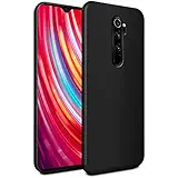 Febelo Case for Redmi Note 8 Pro, Matte Finish Exclusive Ultra Slim Soft Back Cover for Redmi Note 8 Pro - Matte Black