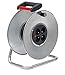 Brennenstuhl Enrouleur de câble Silver livré vide, tambour nu avec 4 prises (2P+T 16A/230V~) & disjoncteur thermique, argent, Quantité : 1