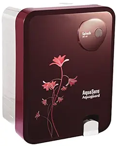 Eureka Forbes Aquasure from Aquaguard Splash RO+UV+MTDS 6 litres Burgundy Water Purifier