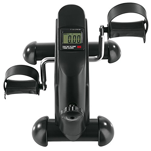 VITALmaxx 04936 Mini Trainer |Inkl. Trainingscomputer | Trainiert Arm- , Beinmuskulatur & Ausdauer | Für Jung und Alt | Schwarz - 4