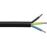 Offgridtec H07RN-F 3G2.5 mm&sup2; Rubber Cable 3 Wire with Protective Conductor, 450/750 V, UV, Oil and Chemical Resistant, Flame