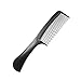 Ularma 10Pcs Black Pro Salon Hair Styling Hairdressing Plastic Barbers Brush Combs Set