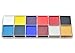 Liying Face Painting Professional 12 Flash Color Palette Washable Face Body Tattoo Paint Oil Painting Make up Set