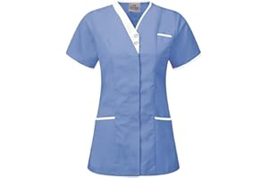 Skywear T25 Healthcare Woman Spa Salon Beautician Cross Neck Tunic Nail Massage Therapist Shirts Top