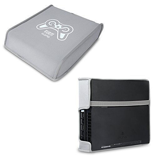 Preisvergleich Produktbild BUBM Staubschutz für Sony PlayStation PS4 Spielkonsole,Grau