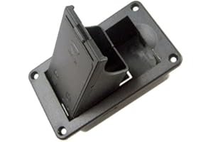 Sharplace Cassa Supporto Coperchio Del Vano Batterie 9V Box Compartment Cover per Guita Chitarr Basso Pickup Attivo