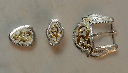 Preisvergleich Produktbild Profi-Tack Montana Silversmith Buckle-Set Silver / Gold