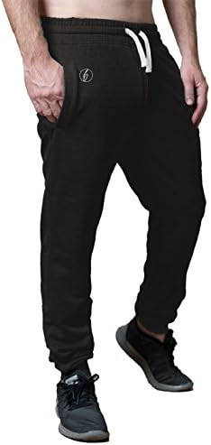 Banqert Men's Jogging Bottoms 'Jazzy Joggs' | Fair: inc. 10% Donation | Slimfit Hipster Jogger Pants Joggs - black - X-Large