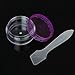 5Pcs Empty Spray Bottles 80ml + Container 20g with Carring Bag for Perfume Liquid Lotion Cream Mask---Purple+Blue