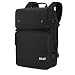 Produktbild Lifeasy Laptop Rucksack,15,6-17,3 Zoll Business Notebook Rucksack Canvas Schulrucksack Reiserucksack mit USB Ladeanschluss,Wasserdicht Anti-diebstahl Daypack für Herren Damen (Reins Schwarz)