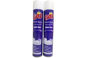 Laundry Starch Spray 2 x 500ml | Premium Fabric Starch for Crisp Ironing | Wrinkle-Free Finish | Easy Spray Application | Gentle & Eco-Friendly Formula