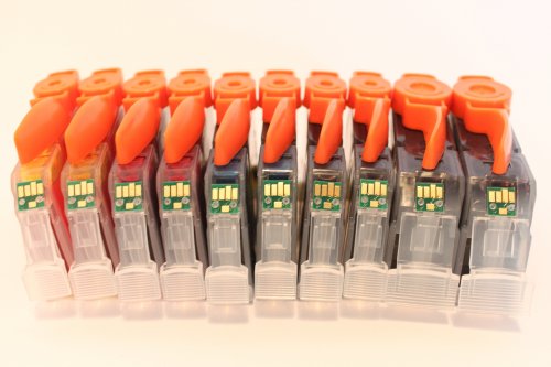10x Canon Pixma MP610 Kompatible Druckerpatronen – Cyan / Magenta / Gelb / Schwarz- PATRONEN MIT CHIP - 2