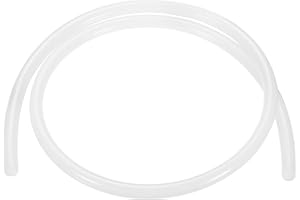 PATIKIL Tubo In PE 5/16" ID x 1/2" OD (8 mm x 12 mm), 3.28 Piedi (1 Metro), Tubo Flessibile Per Acqua In Polietilene Per Sistemi A Osmosi Inversa Filtri Acqua, Bianco