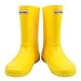 Produktbild Leopard Jungen Mädchen Kinder Gummistiefel Wellington Motorradstiefel Wasserdicht Unisex Kinder Regen Schuhe - Gelb EU34