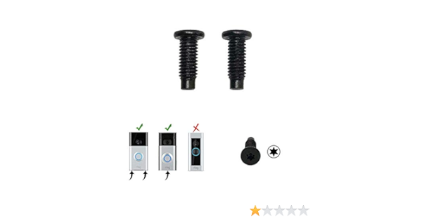 Ring Doorbell Replacement Security Screws 2 Pack Amazon Co Uk Diy Tools