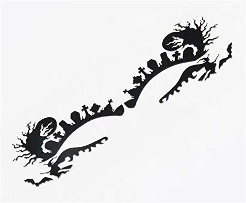 kungfu Mall Ghost Witch Spider Halloween Eye Tattoo Sticker Squishy Lace Fretwork Papercut Masquerade
