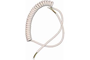 HELUKABEL Spiral Cable White 3-Core Twisted Spiral Cable Light Lamp Pendant 3 x 0.75 mm²