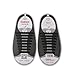 Price comparison product image PIXNOR 16pcs No Tie Elastic Silicone Shoe Laces Set (Black)