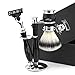 Produktbild Nassrasur Set Geschenk Set für Herren Featuring Gillette Mach3 Kompatibel Rasierer & Synthetisch Dachshaar Pinsel Atemberaumbend Neues Design