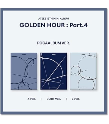 ATZ ATEEZ GOLDEN HOUR : Part.4 [Photobook Ver.] 13th Mini Album (A