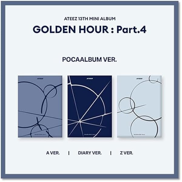 ATZ ATEEZ GOLDEN HOUR : Part.4 [Digipack Ver.] 13th Mini Album