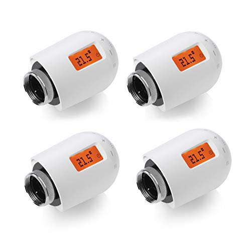 EUROtronic Technology 700152 Genius LCD 100 - Termostato para radiador, color blanco