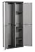 Produktbild ABM 702274 Jolly Schrank Besenhalter, grau/schwarz