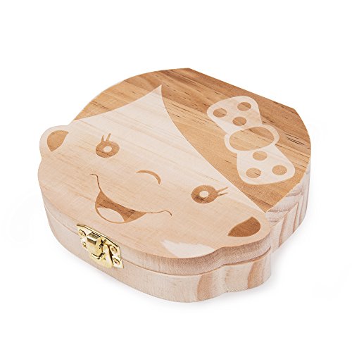 ELENKER Aufbewahrungsbox für Kinder Baby Zähne Milchzähne Box Geschenk für Kinder - 7