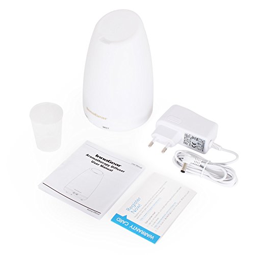 InnoGear 150 mL Aroma Diffuser Aromatherapie Ätherischesöl Diffusor , Tragbarer Ultraschall Luftbefeuchter mit 7 veränderbaren farbigen LED Lichter, verstellbarer Nebel-Modus und falls wasserlos wird es automatisch ausgeschaltet - 7