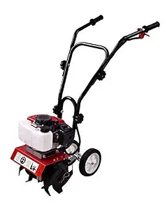 KANAK Farming Garden Mini Hand Push Tiller/Cultivator with 2 Stroke and 2.4 hp Power