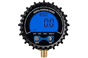 Pvczool Reifen Druck Messer Digitaler Reifentester Bildschirm Luft Druck Manometer Schnell Kupplungs Gewinde 1/8