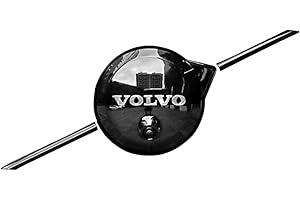 DONHEK Auto Emblem Aufkleber für Volvo XC60 2022-2024,Kühlergrill Front Motorhaube Kofferraum 3D Logo Heckklappen Buchstaben Selbstklebende Ersatz Dekoration Styling Zubehör,A