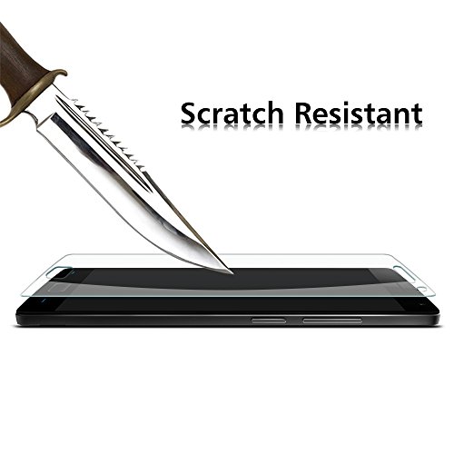 OMOTON  2-Unidades  Cristal Templado Oneplus 2 Protector de Pantalla con 9H Dureza  Alta Definicion  Garant  a de por vida 