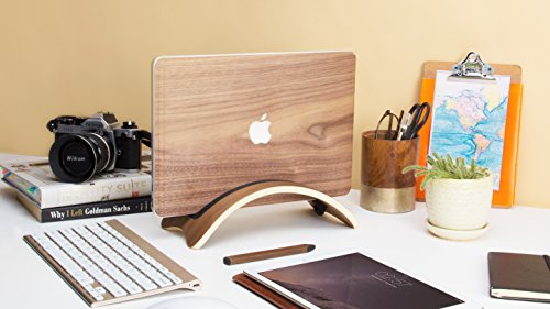 GMYLE Echte Walnuss Holz Haut Abdeckung Decal für The New Macbook 12 inch with Retina Display (Model: A1534) - 3