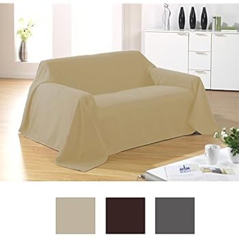 Beautissu Romantica Decke 210x280cm in Wildleder-Optik als ...