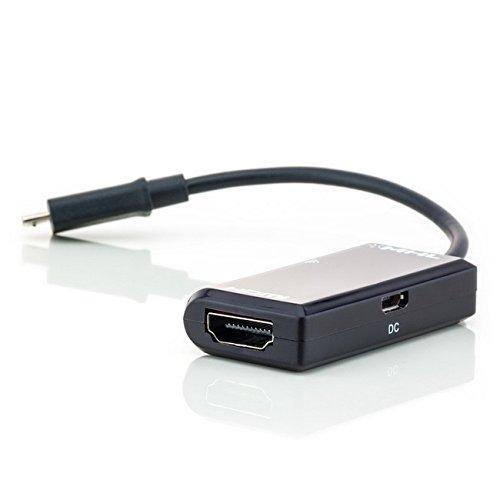 Saxonia. MHL zu HDMI Adapterkabel mit Fernbedienung für Huawei Smartphones, Tablets (Micro-USB 5/11 polig) Full HD Ton + Bildübertragung - 5