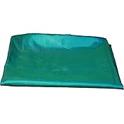 Nilkanth Knitting Synthetic Saree (Nk126Zyslksaree_Buish Green_Free Size)