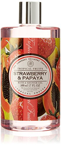 Frutas Tropicales de la fresa y papaya Baño/Ducha Gel 500 ml