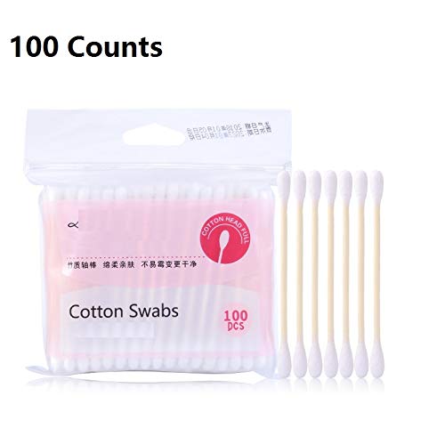 New Arrival Cotton Swab Cotton Buds Cotton Stick Bamboo Handle Double Head Tips Natural Pure Cotton Swabs Ear Picks Suitable For Travel