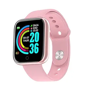 Pink Smartwatch for Girls, Smart Gifts for Girls , Valentine Gifts Specially Design with Long Battery Life for The Girls, for Men handwatches Pink Watch Colour Pink