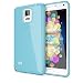 Produktbild NALIA Handyhülle kompatibel mit Samsung Galaxy Note 4, Ultra-Slim TPU Silikon Jelly Case Hülle Dünn, Cover Gummi Schutz-Hülle Skin Etui Handy-Tasche Schale Back-Cover Smart-Phone Bumper - Hell Blau