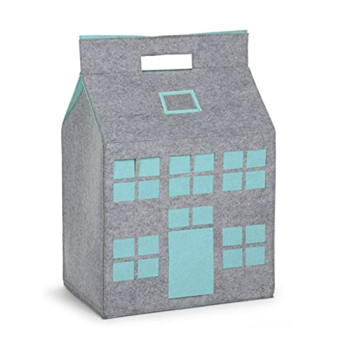 Preisvergleich Produktbild Childwood Filz Spielzeughaus 50x35x72, Farbe:Hellblau