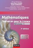 Image de Mathématiques Tout-en-un pour la Licence - Niveau L1 - 2e édition :