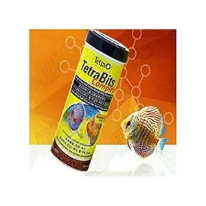 PS Trader Lovely Product 93 Gm/300 ml Tetra Bits Complete Bio-Active Formula for All Discus Fish Food